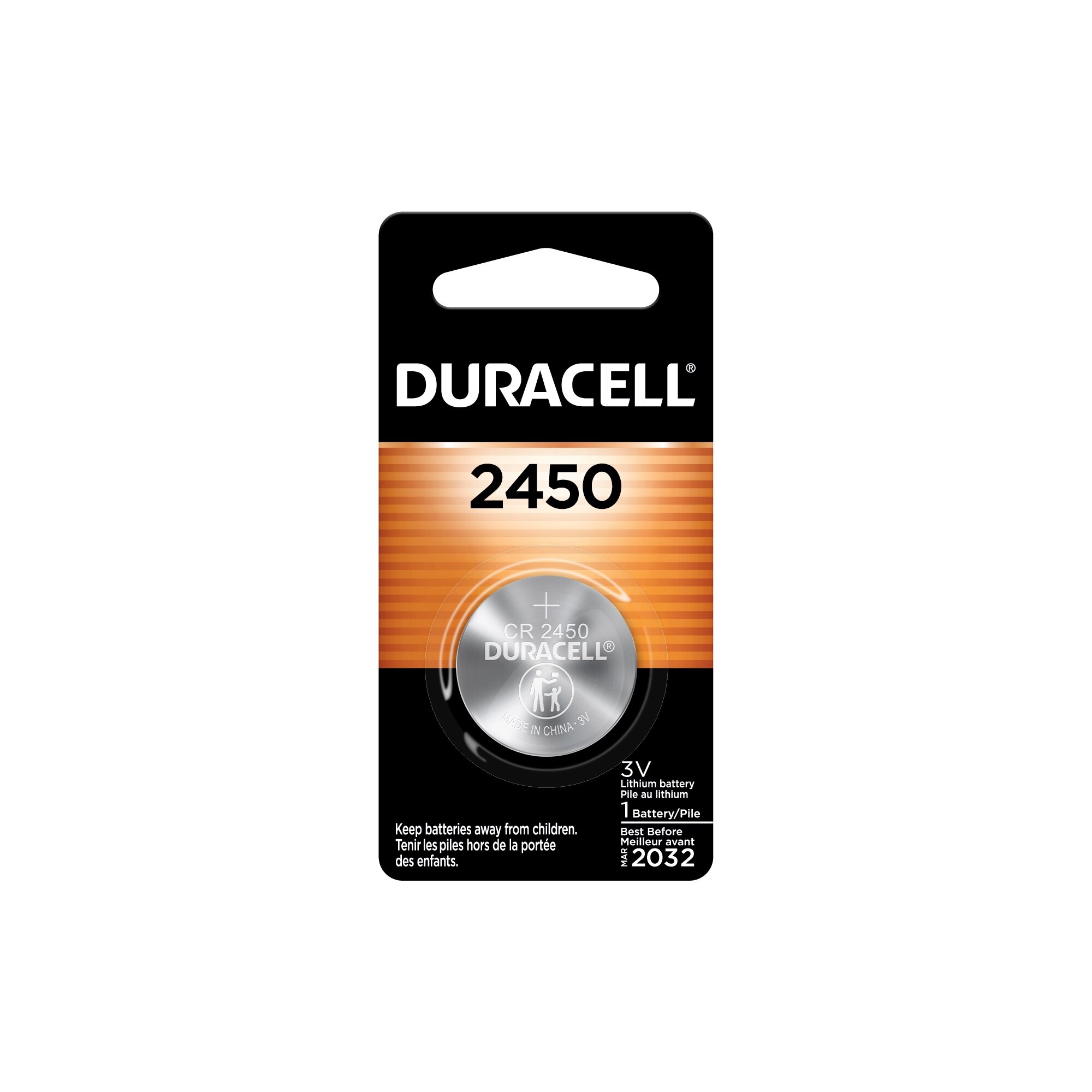 Duracell 2450 LiCoin Battery, 1-Pack