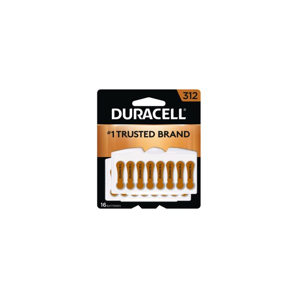 Duracell Hearing Aid Batteries Easytab, Size 312