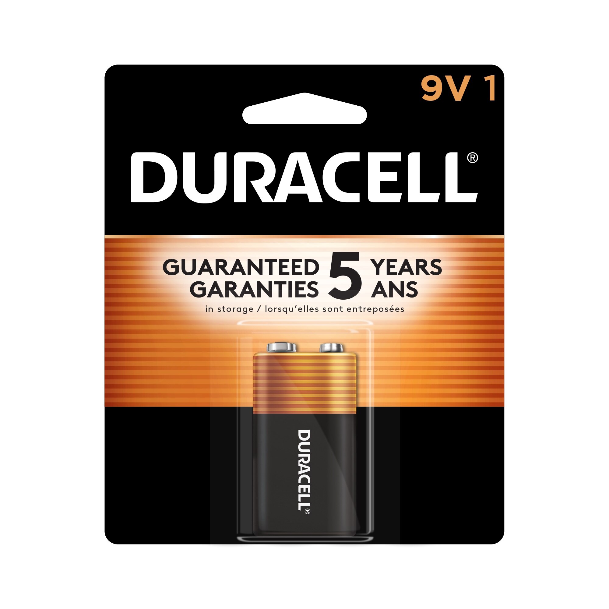 Duracell Coppertop 9V Alkaline Batteries