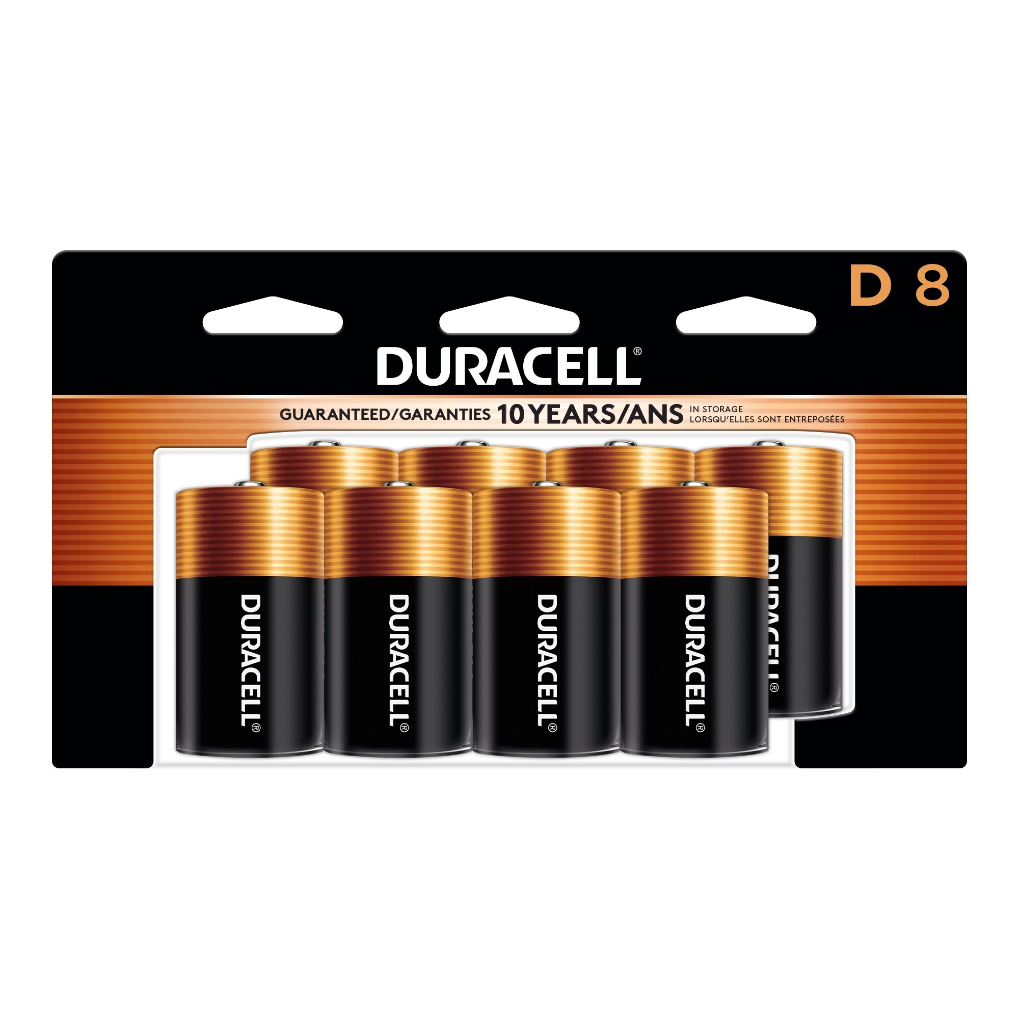 Duracell Coppertop - Baterías alcalinas D, 1.5 voltios