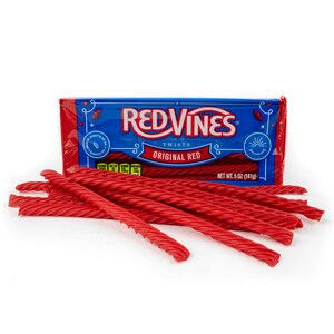 Red Vines Twists, Original Soft & Chewy Licorice Candy, Movie Tray, 5 oz
