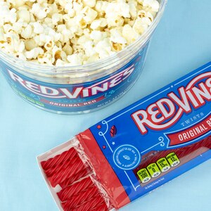 Red Vines Twists, Original Soft & Chewy Licorice Candy, Movie Tray, 5 oz
