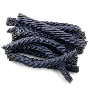 Red Vines Jumbo Twists, Soft & Chewy Black Licorice Candy, 8 oz