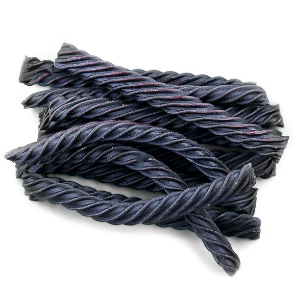 Red Vines Jumbo Twists, Soft & Chewy Black Licorice Candy, 8 oz