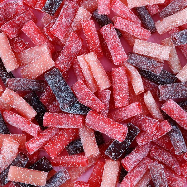 Sour Punch Rad Reds Gummy Candy, 9 oz