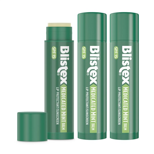 BLISTEX Mint Balm 3 PK;  Seals in moisture to soothe and prevent dry lips