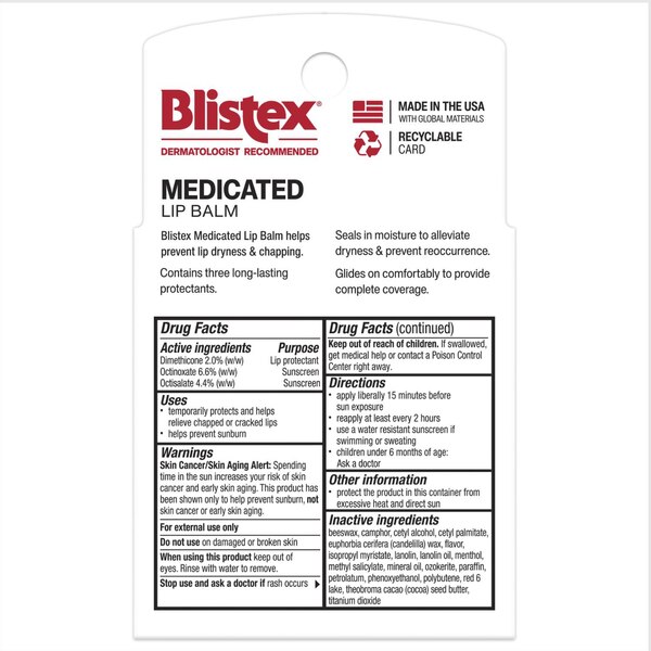 Blistex Medicated SPF 15 Lip Balm