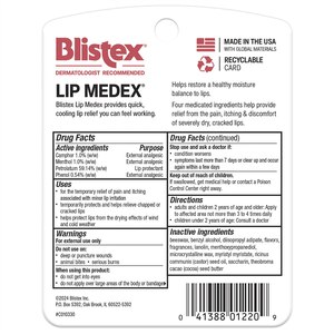 Blistex Lip Medex Lip Balm
