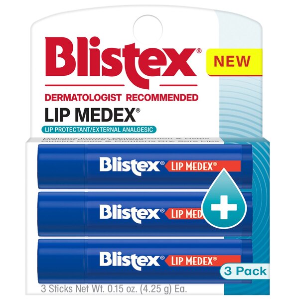 Blistex Lip Medex Stick, 3 CT