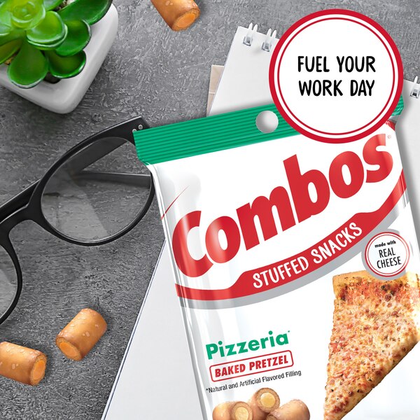 Combos Pizzeria Baked Pretzel Snack, 6.3 oz