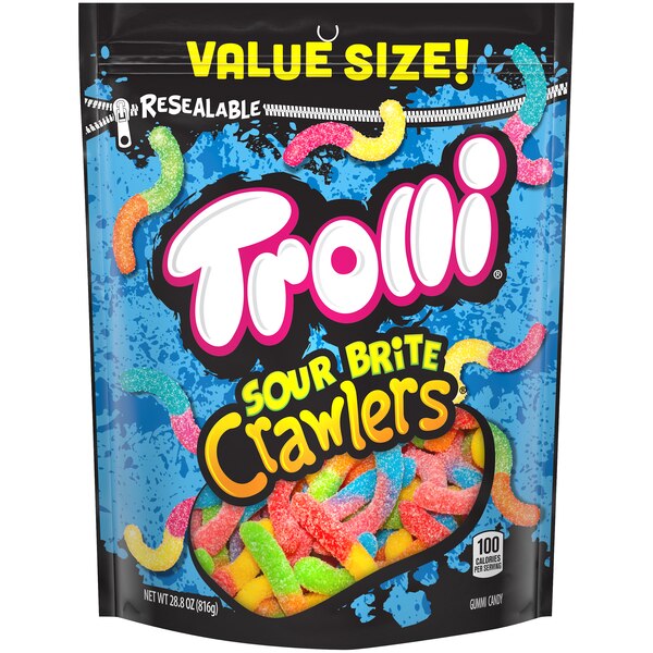 Trolli Sour Brite Crawlers Gummi Candy