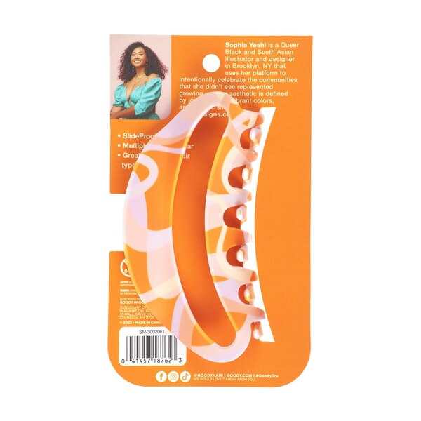 Goody x Sophia Yeshi SlideProof XL Claw Clip, 1 CT