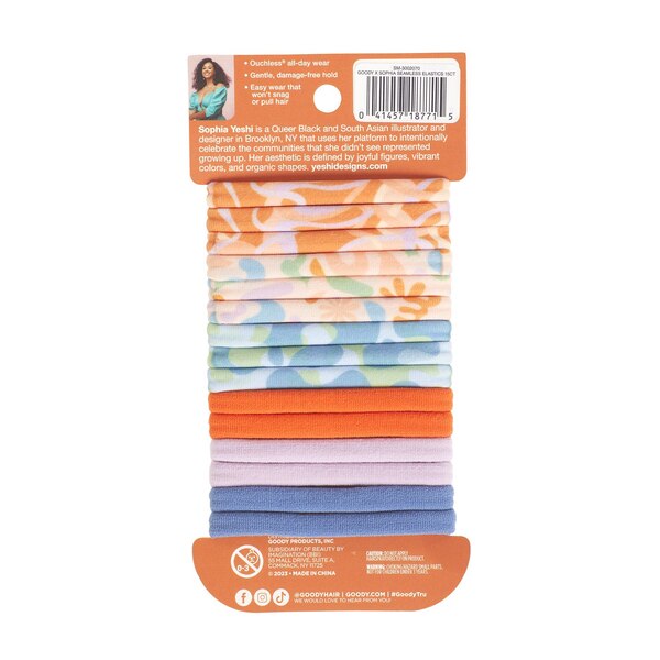 Goody x Sophia Yeshi Seamless Elastics, 15 CT