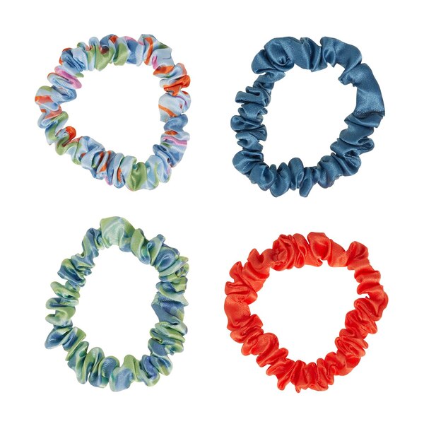 Goody x Sophia Yeshi Ouchless Satin Scrunchies, 4 CT