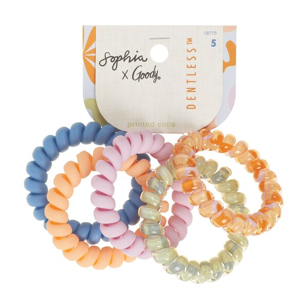 Goody x Sophia Yeshi Coil Ponytails, 5 CT