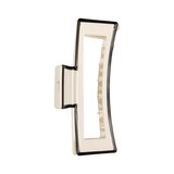 Goody Sport Forever SlideProof Rectangle Claw Clip for Thick Hair, White, thumbnail image