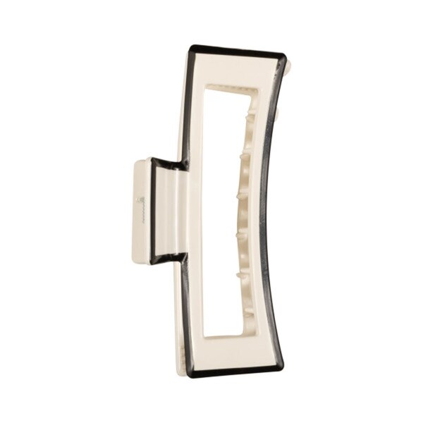 Goody Sport Forever SlideProof Rectangle Claw Clip for Thick Hair, White