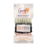 Goody Sport Forever Glow in the Dark Elastic Hair Ties, Green & Pink, 10 CT, thumbnail image