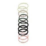Goody Sport Forever Glow in the Dark Elastic Hair Ties, Green & Pink, 10 CT, thumbnail image