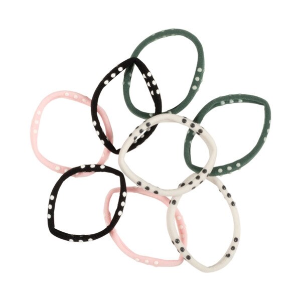 Goody Sport Ouchless Seamless Hair Elastics, Green & Pink, 8 CT