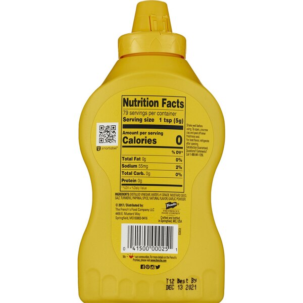 French's Mustard Classic Yellow, 14 oz