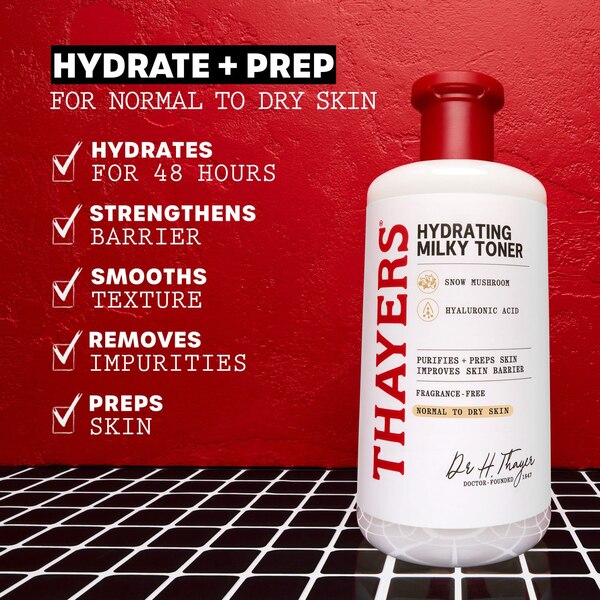 Thayers Hydrating Milky Face Toner, 12 OZ