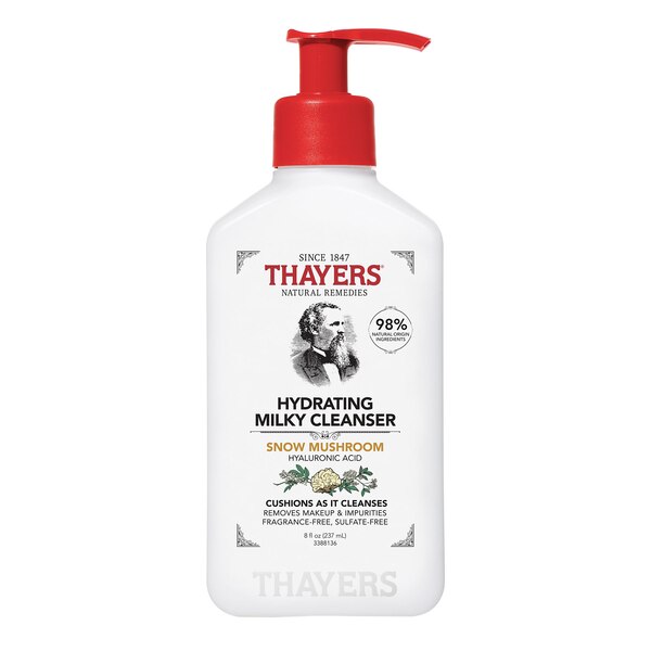 Thayers Hydrating Milky Face Wash, 8 OZ