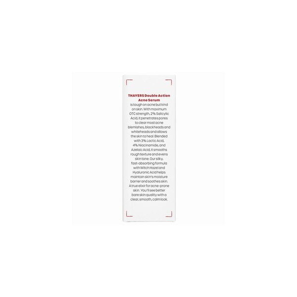 Thayer's Double Action Acne Serum, 1 OZ