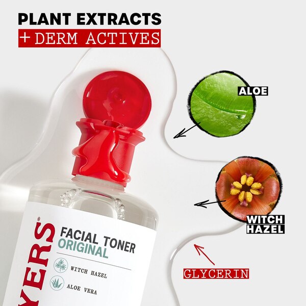 Thayers Alcohol-Free Rose Petal Witch Hazel Toner with Aloe Vera, 12 OZ