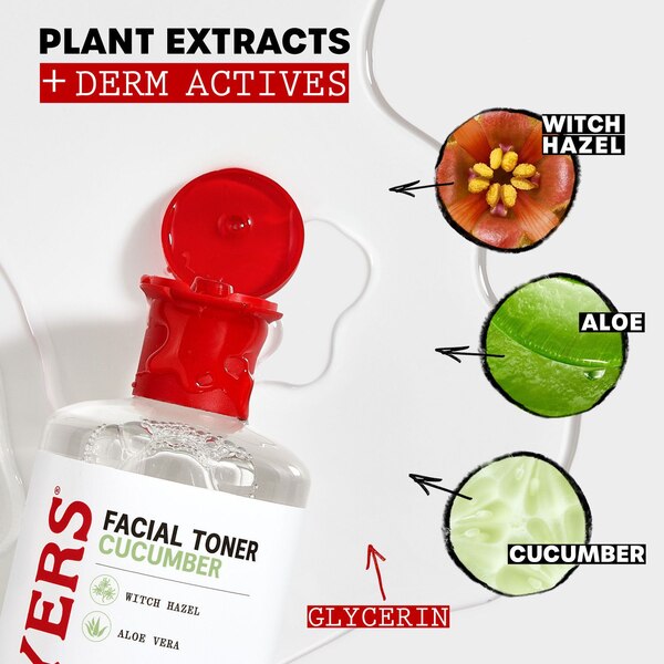 Thayers Alcohol-Free Rose Petal Witch Hazel Toner with Aloe Vera, 12 OZ