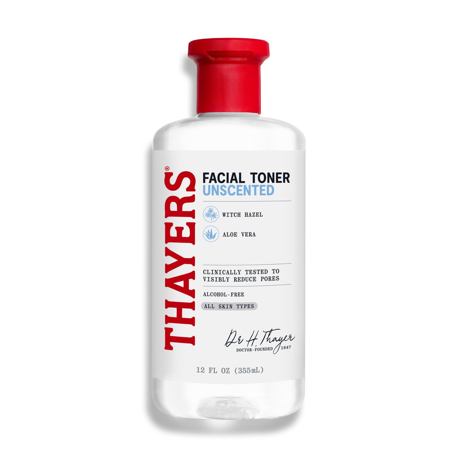 Thayers - Tónico de hamamelis con áloe vera, sin alcohol, Rose Petal, 12 oz