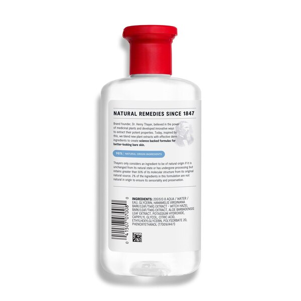 Thayers Alcohol-Free Rose Petal Witch Hazel Toner with Aloe Vera, 12 OZ