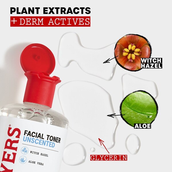 Thayers Alcohol-Free Rose Petal Witch Hazel Toner with Aloe Vera, 12 OZ