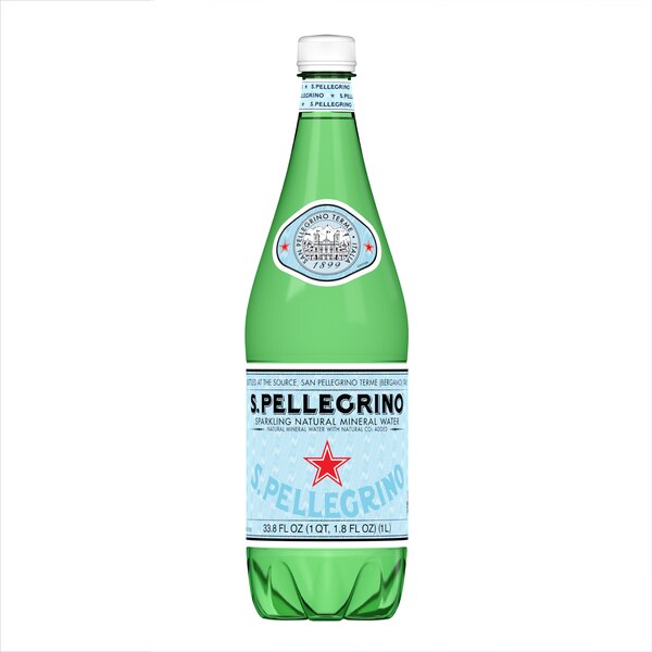 S.Pellegrino Sparkling Natural Mineral Water, 33.8 fl oz