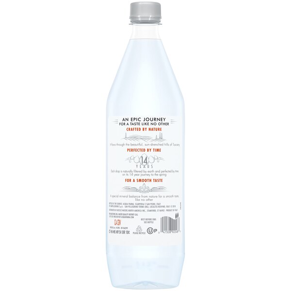 Acqua Panna Natural Spring Water, Plastic Water Bottle, 33.8 oz
