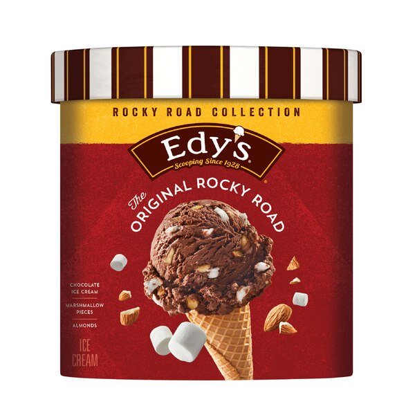 Edy's/Dreyer's The Original Rocky Road Ice Cream, 1.5 Quart Tub