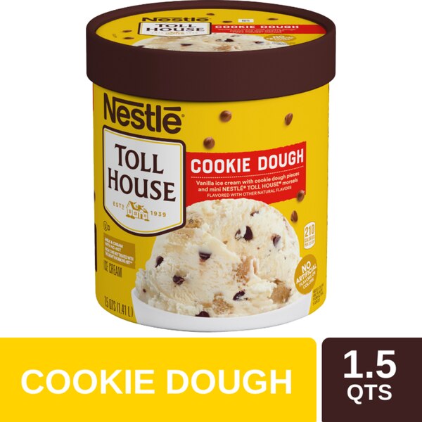 Nestle Toll House Cookie Dough Ice Cream, 1.5 Qt
