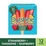 Outshine Strawberry, Tangerine, and Raspberry Frozen Fruit Bars Variety Pack, No Sugar Added, 12 Count, thumbnail image