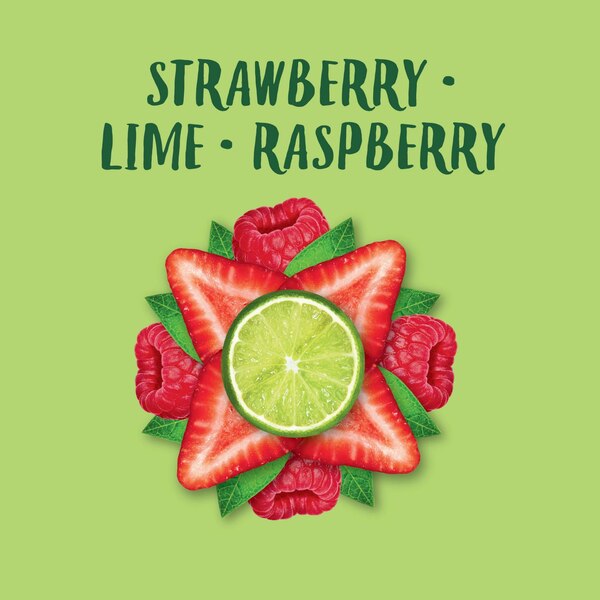 Outshine Strawberry, Lime, and Raspberry Frozen Fruit Bars Variety Pack, 12 Count
