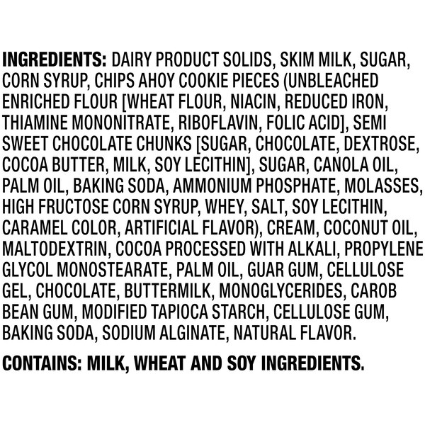 CHIPS AHOY Ice Cream 1.5qt Container