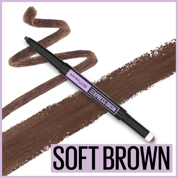 Maybelline Express Brow 2-In-1 Pencil and Powder, Eyebrow Makeup