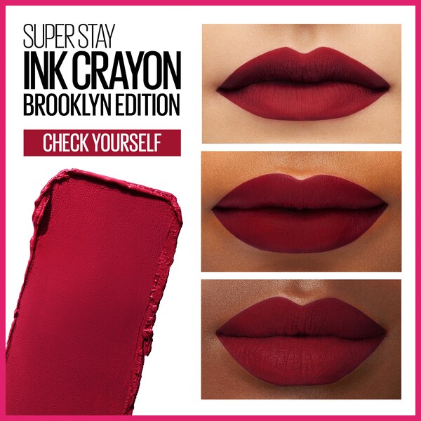 Maybelline SuperStay Ink Crayon Lipstick, Matte Longwear Lipstick Makeup