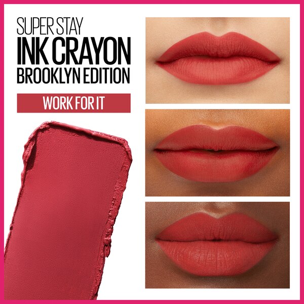 Maybelline SuperStay Ink Crayon Lipstick, Matte Longwear Lipstick Makeup