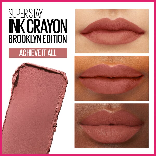Maybelline SuperStay Ink Crayon Lipstick, Matte Longwear Lipstick Makeup