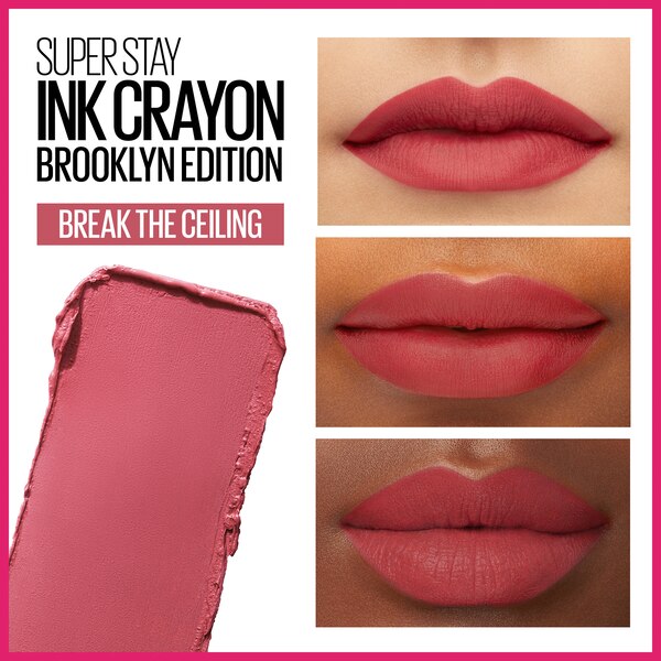 Maybelline SuperStay Ink Crayon Lipstick, Matte Longwear Lipstick Makeup