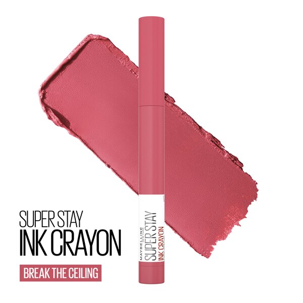 Maybelline SuperStay Ink Crayon Lipstick, Matte Longwear Lipstick Makeup