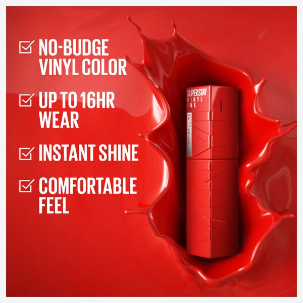 Maybelline SuperStay Vinyl Ink No-Budge Longwear Liquid Lip Color