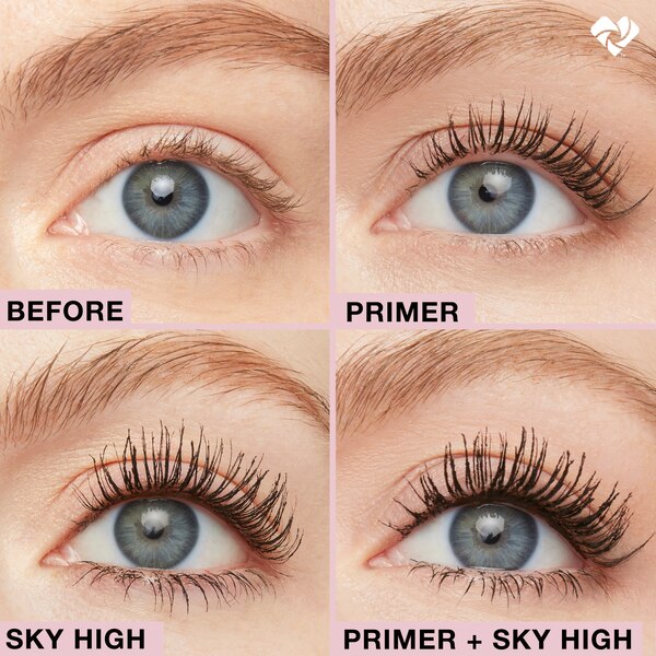 Maybelline Lash Sensational Sky High Tinted Primer Mascara Makeup, Soft Black, 0.26 fl oz