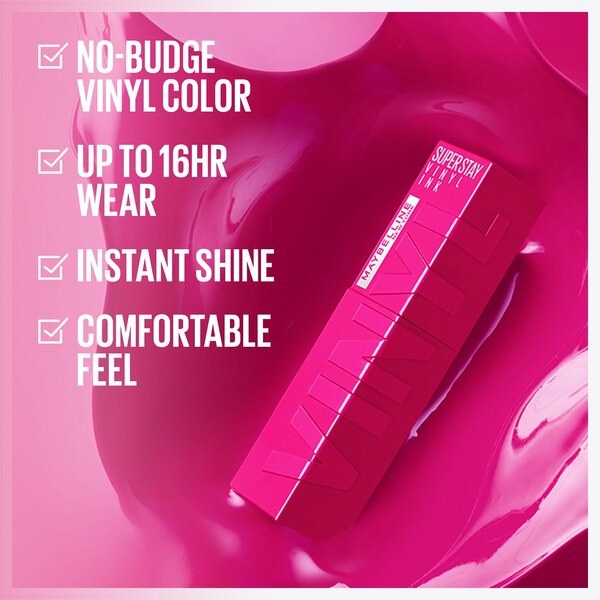 Maybelline SuperStay Vinyl Ink No-Budge Longwear Liquid Lip Color