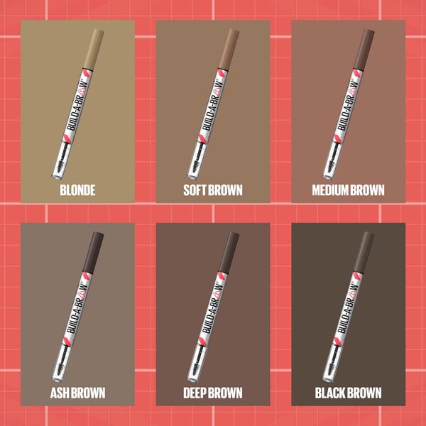 Maybelline New York Build-A-Brow 2-in-1 Brow Pen and Sealing Gel